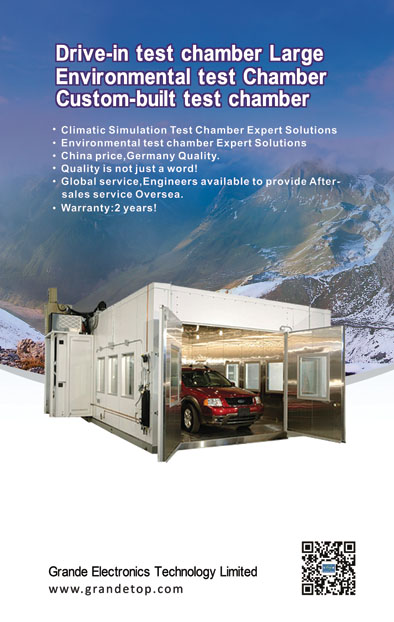 Grande test chamber at Booth No:5C-D27 HKTDC