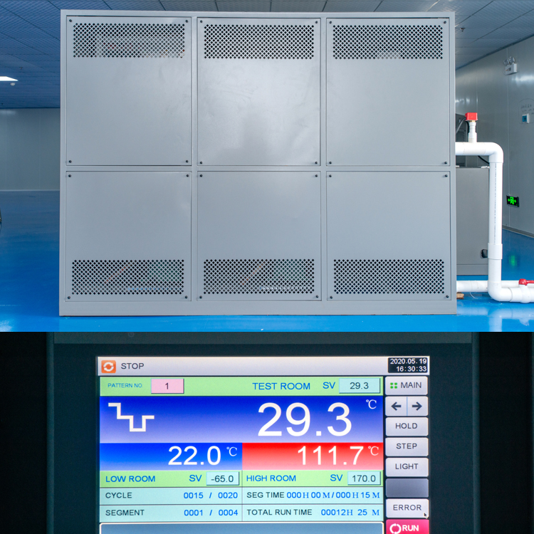 How does the liquid thermal shock test chamber work?