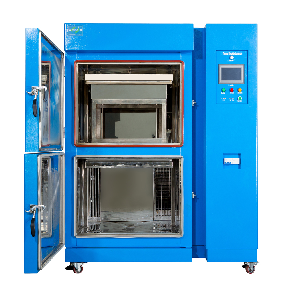 How does the liquid thermal shock test chamber work?